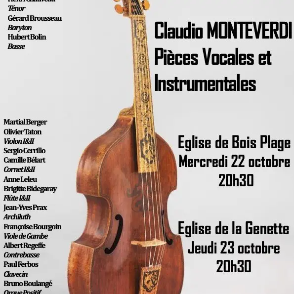 Concert - Claudio Monteverdi_Le Bois-Plage-en-Ré