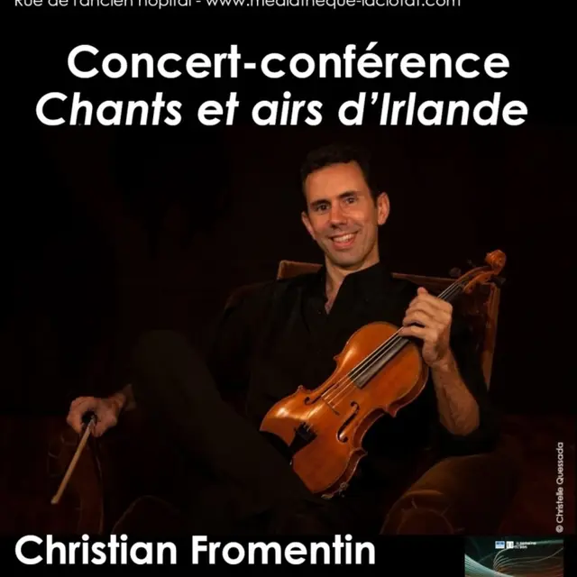Concert-conférence Chants et airs d’Irlande par Christian Fromentin_La Ciotat