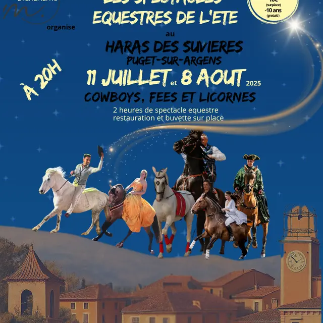 Spectacles équestres de l'été au Haras des Suvières_Puget-sur-Argens