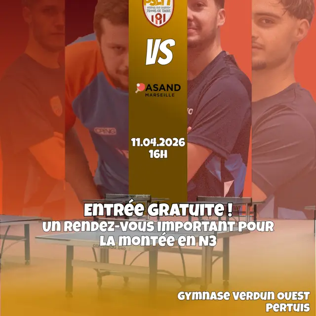 4ᵉ journée de championnat par équipes de tennis de table_Pertuis