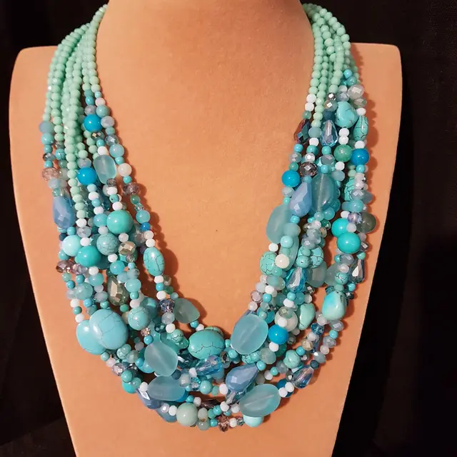 Collier turquoise