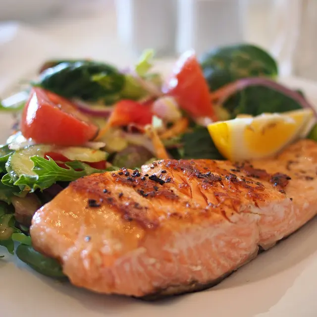 Plat de saumon