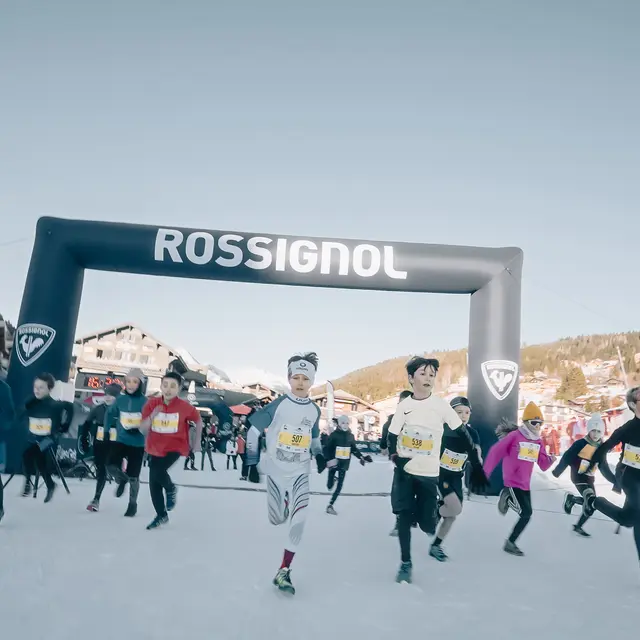 Course enfant catégorie éveil_Les Gets