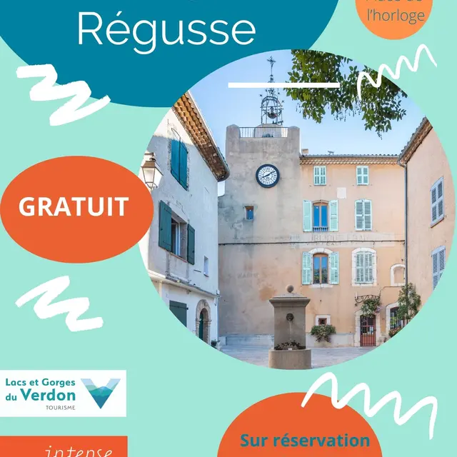 Visite guidée du village de  Régusse_Régusse