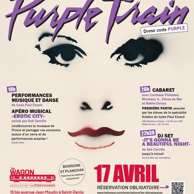 Affiche Purple Train