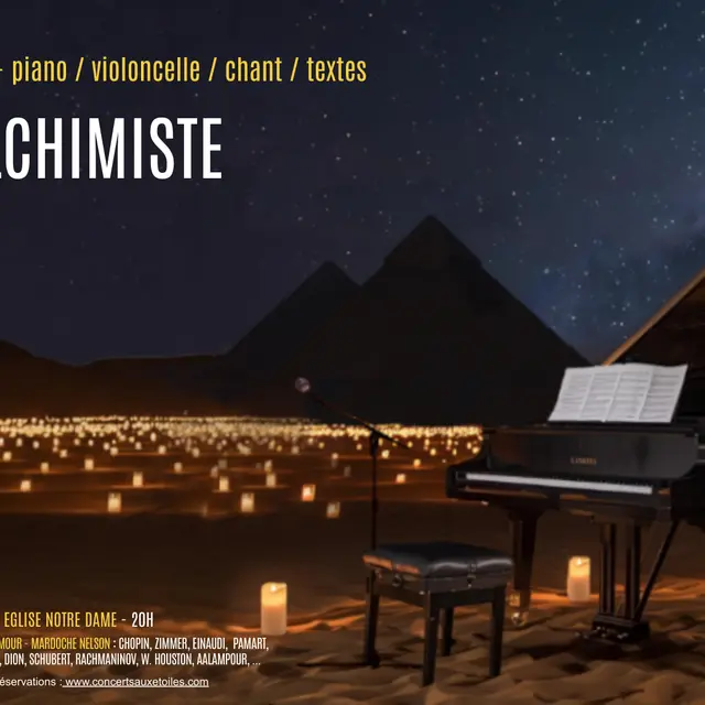 Concert à la bougie L'Alchimiste, en quête de son étoile_Évian-les-Bains