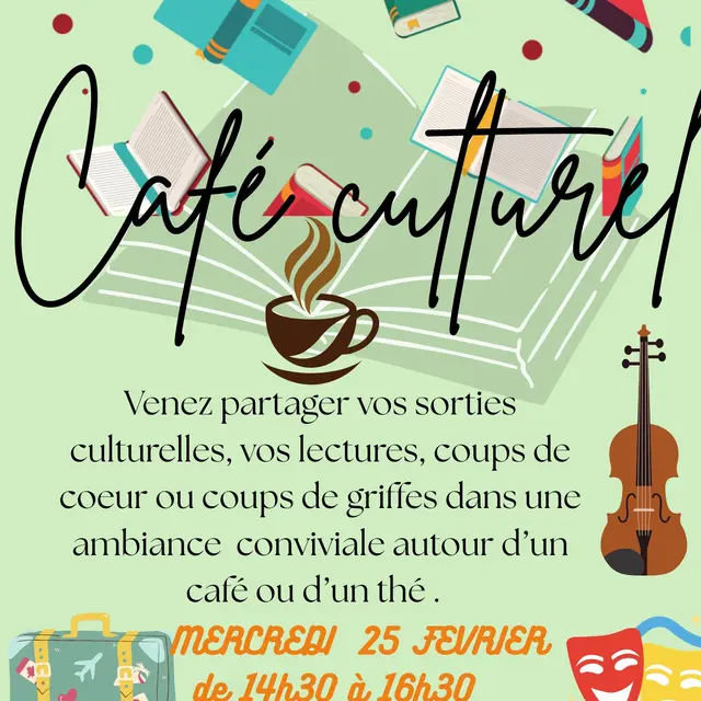 Café culturel à la médiathèque_Tanneron