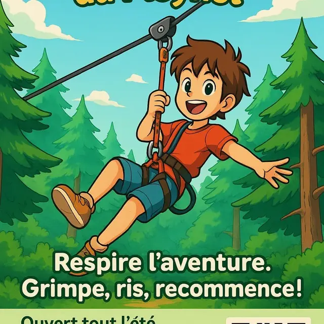 7 Laux Aventure Parcours Accrobranche_Les Sept Laux Le Pleynet