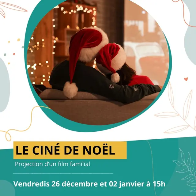 Projection d'un dessin animé de Noël_Saint-Martin-Vésubie