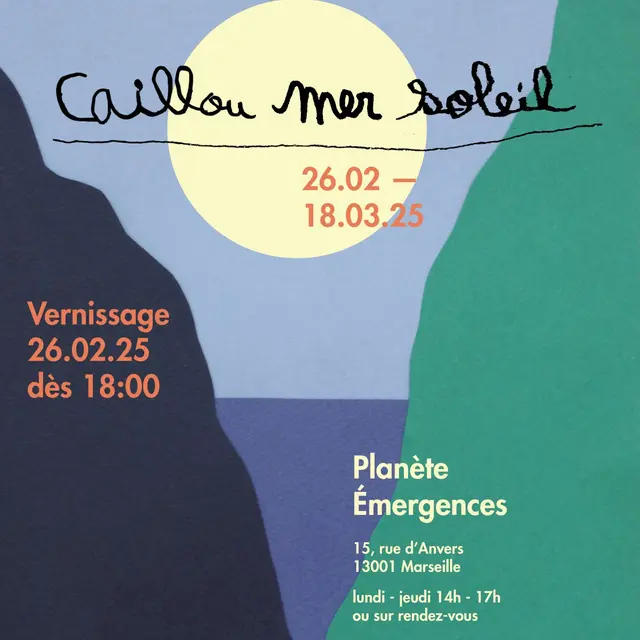Carine Prache - caillou, mer soleil_Marseille