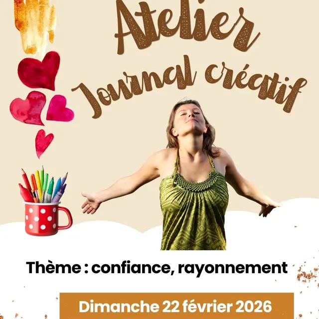 Atelier journal créatif : confiance et rayonnement