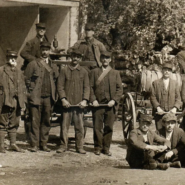 Veillées de l'éveil. Les pompiers de Taninges._Taninges