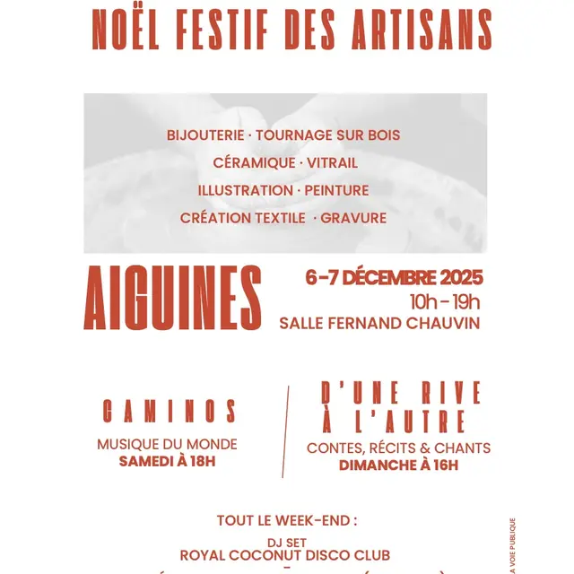 Marché de Noël des artisan.e.s d'Aiguines