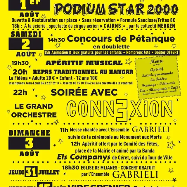 Fête locale de Mijanès_Mijanès