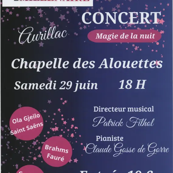 Concert Chorale du Millénaire Aurillac_Aurillac
