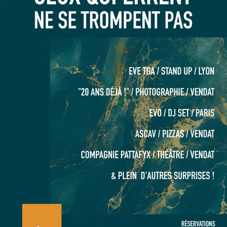 Pièce de théâtre Ceux qui errent ne se trompent pas_Vendat