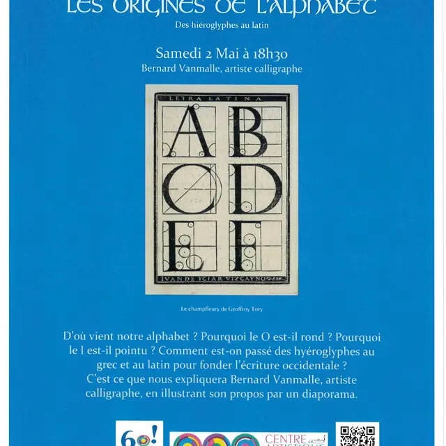Conférence les Origines de l'Alphabet_Piégon