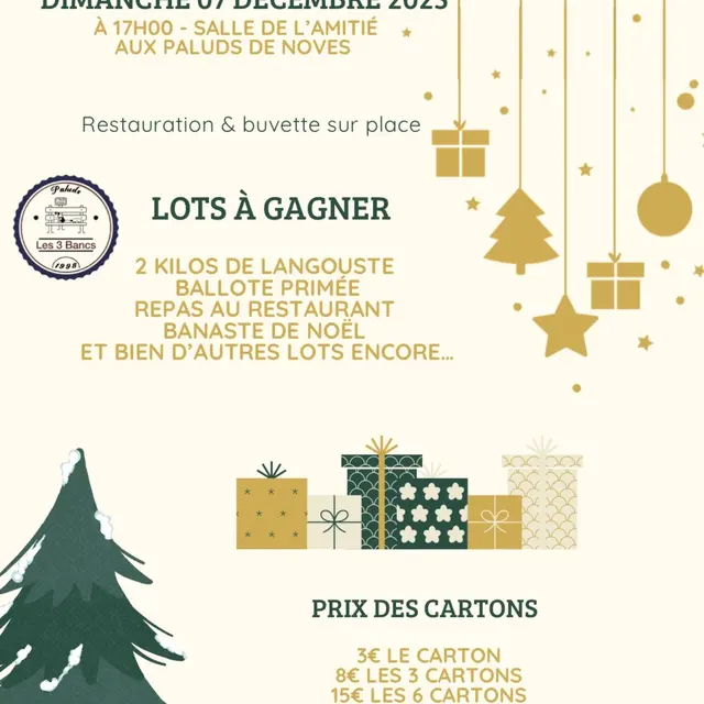 Loto de Noël des 3 Bancs_Noves