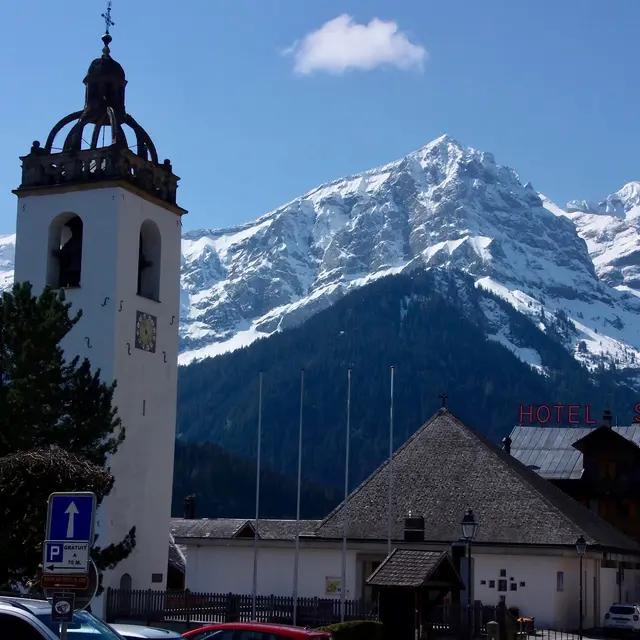 Clocher de l’église de Champéry