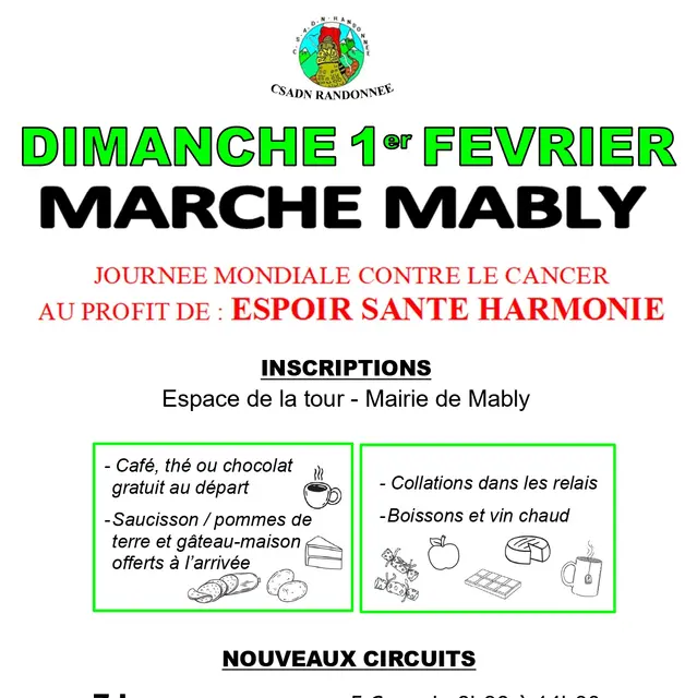 Marche au profit de Espoir Santé Harmonie_Mably