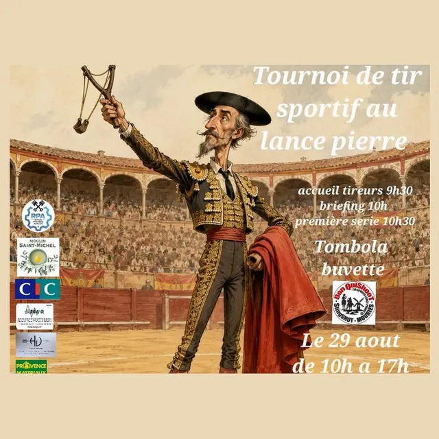 Tournoi de tir sportif au lance-pierre à Mouriès 29.08.26