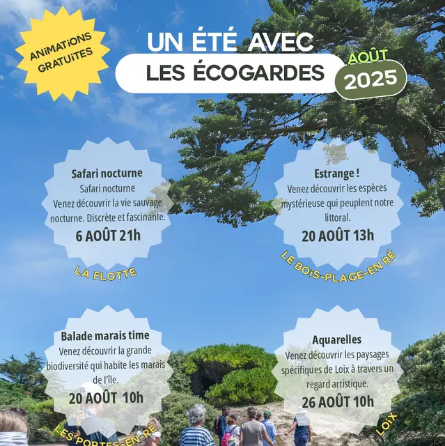 Balade Marais-Time - Un été avec les écogardes_Les Portes-en-Ré