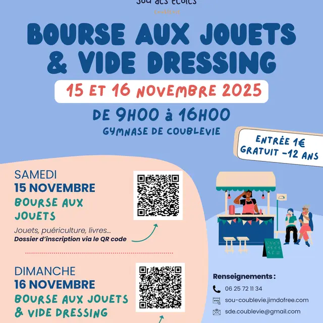 Affiche de la bourse aux jouets