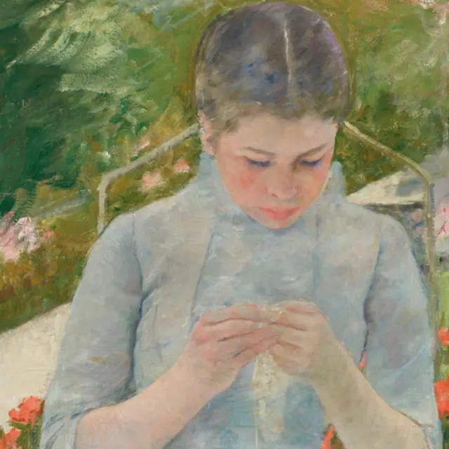 Mary Cassatt, Jeune fille au jardin, entre 1880 et 1882