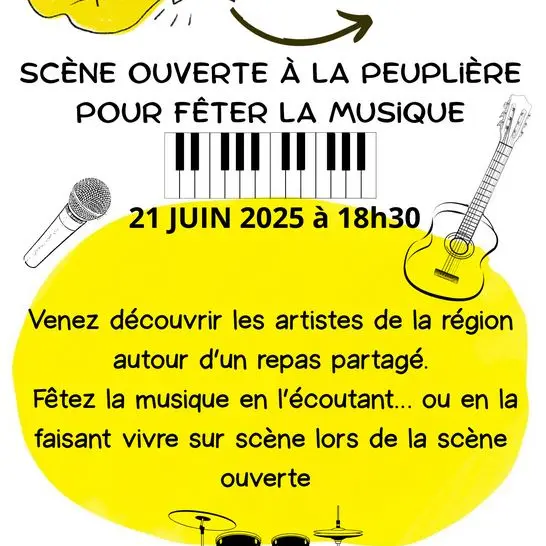 Fête de la musique - Scène ouverte_Saint-Julien le Montagnier