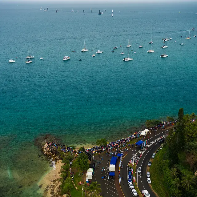 Départ de la New Caledonia Groupama Race 2022 au Rocher à la Voile