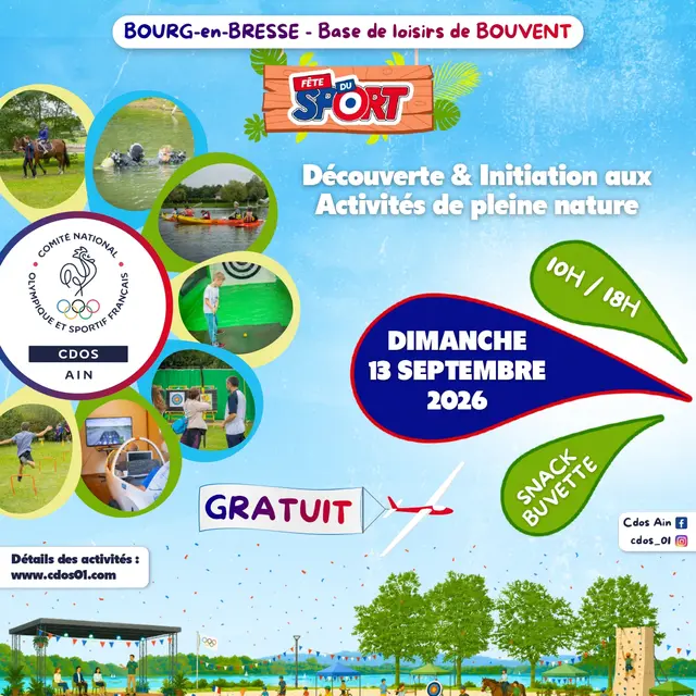 Affiche Natur'Ain Sports 2026 Bouvent