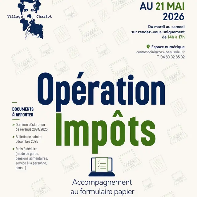 Village Charlot : Opération impôts