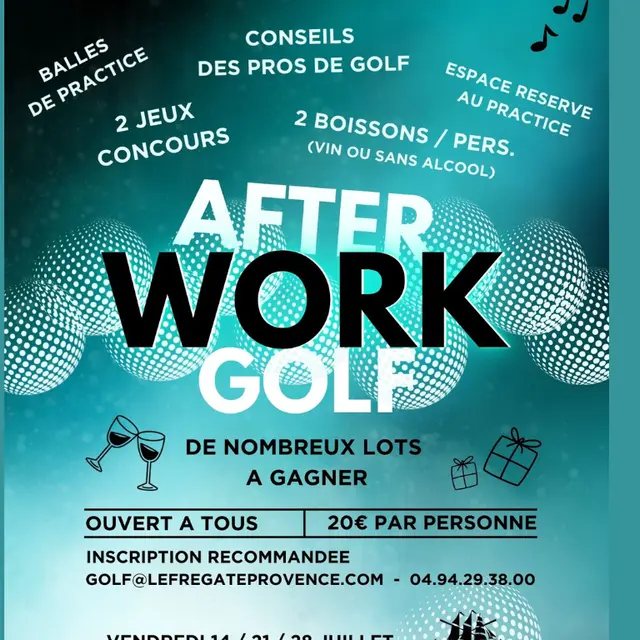 Afterwork golf au Frégate Provence