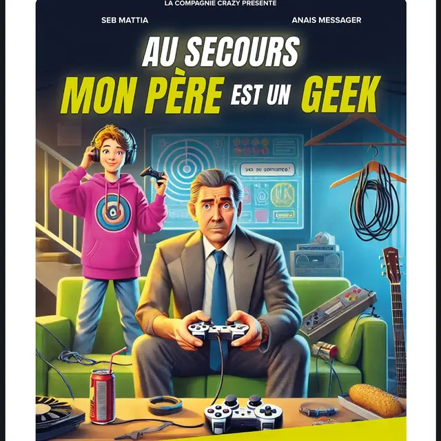 Au secours mon père est un geek_Avignon