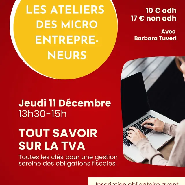 MJC - Les Ateliers des Microentrepreneurs : Tout savoir sur la TVA_Saint-Gervais-les-Bains