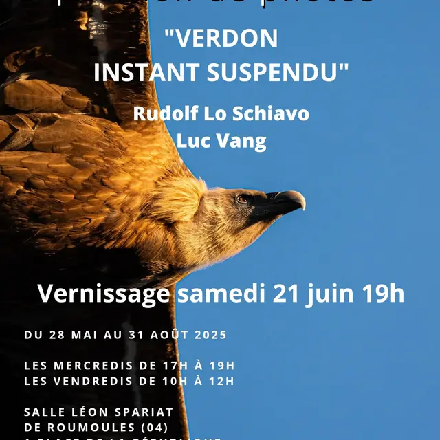 Exposition de photos Verdon, instant suspendu_Roumoules