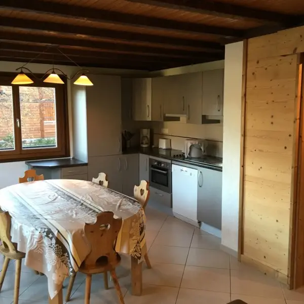 Coin cuisine dans le salon