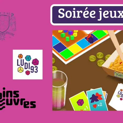 Soirée jeux de société avec Ludi 93