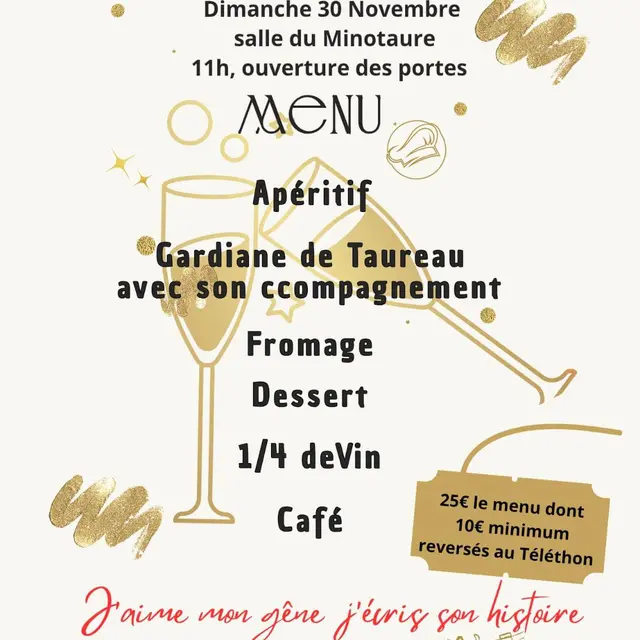 Repas Dansant du Téléthon_Vallauris Golfe - Juan