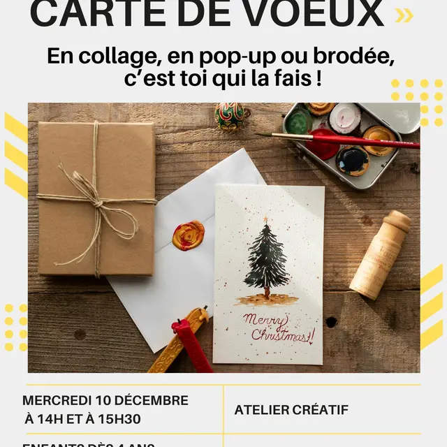 Je crée ma carte de vœux