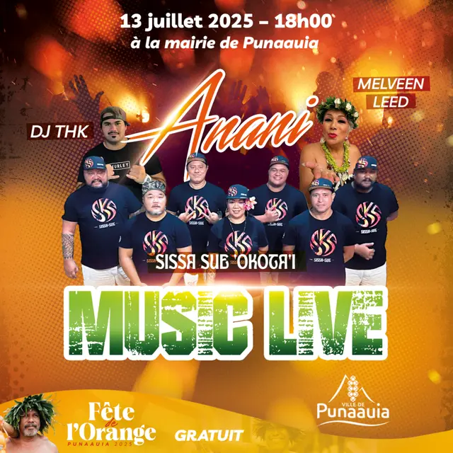 Anani Music Live - Fête de l'Orange_Punaauia