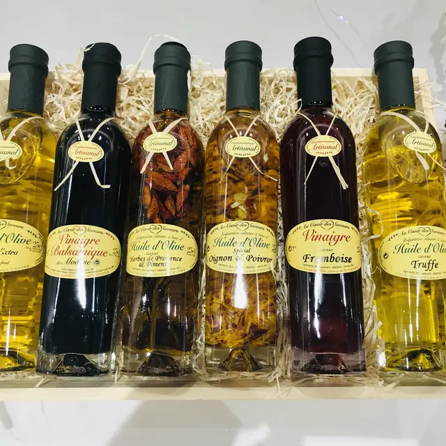 coffret huiles d'olive et vinaigres