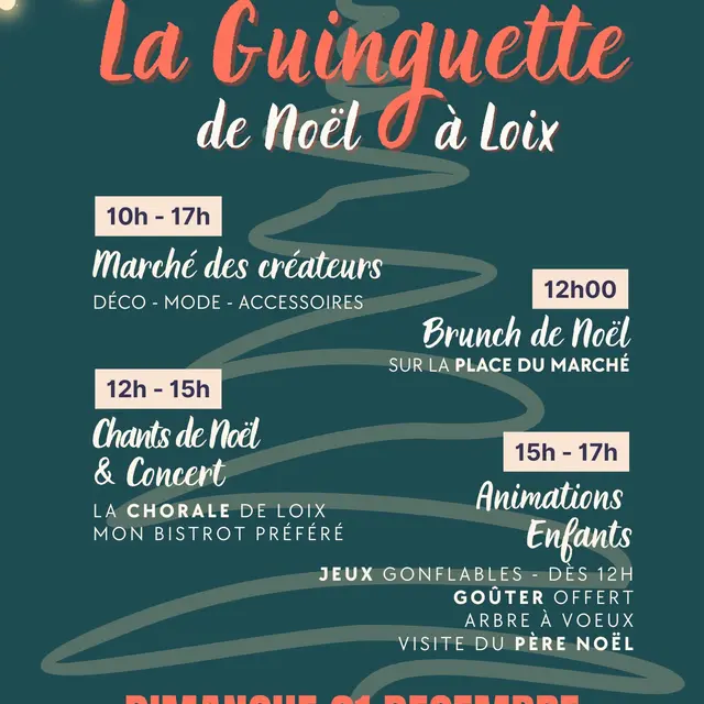La guinguette de Noël à Loix_Loix