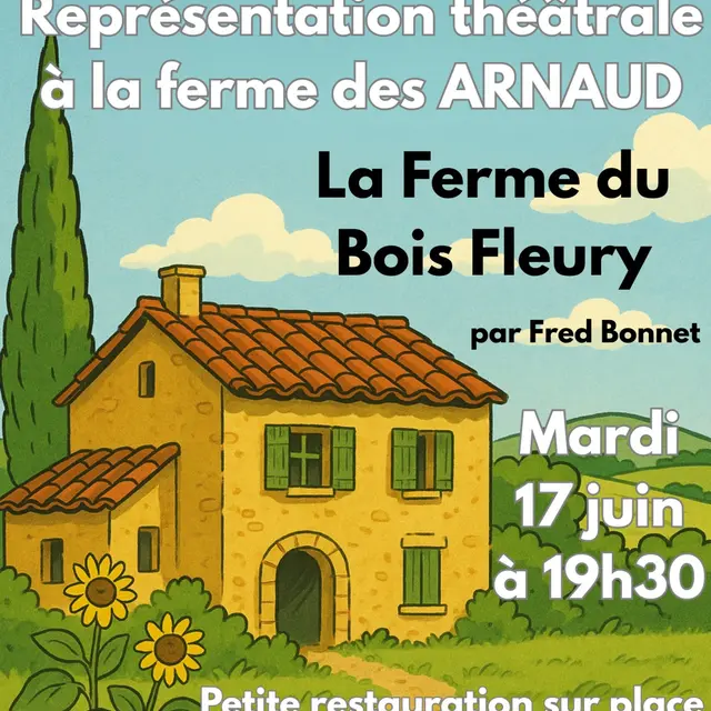Spectacles représentation théatrale ion La Ferme du Bois Fleury - Domaine ferme des Arnaud_Villedieu