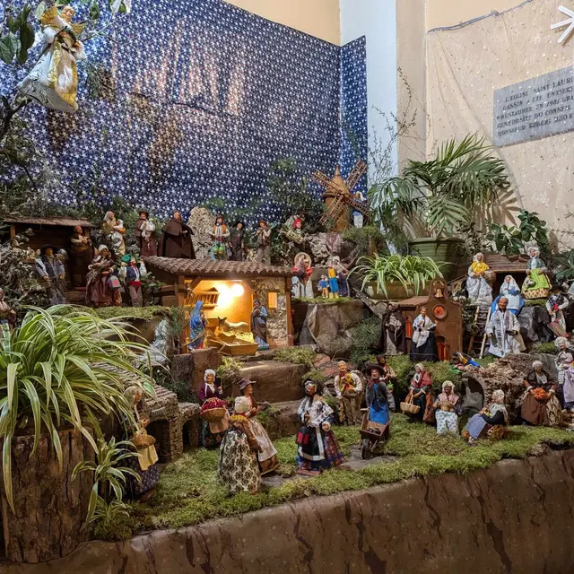Crèche de Noël de l'église Notre-Dame-de-l'Assomption