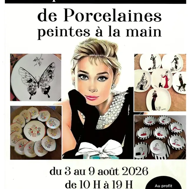 Exposition de porcelaine Sylvie Jeannot_Les Portes-en-Ré