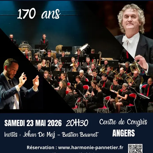 Concert : Harmonie Pannetier : Concert anniversaire 170 ans_Angers