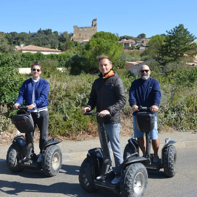 Découverte du vignoble en segway au départ du Pavillon Bouachon_Châteauneuf-du-Pape