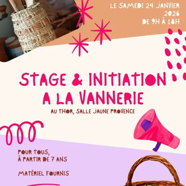 Atelier et initiation à la vannerie_Le Thor