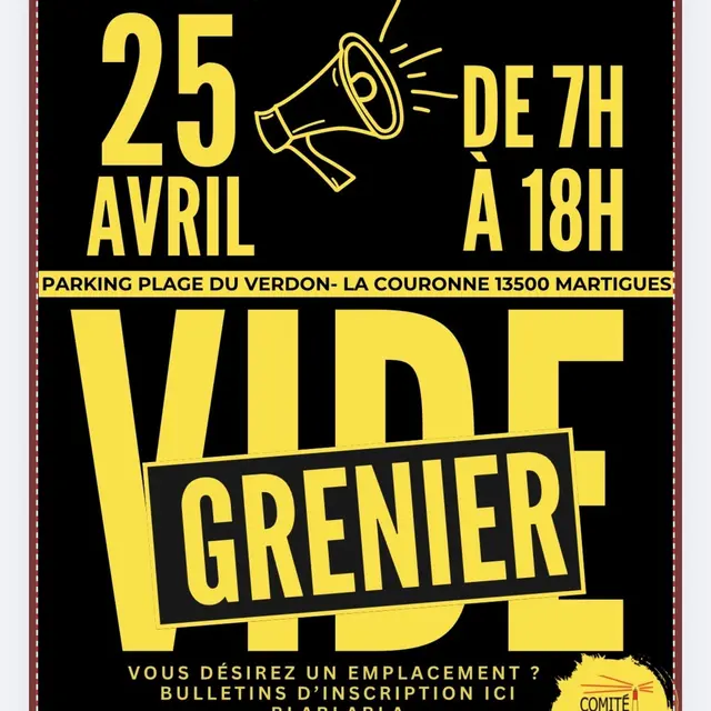 Vide-grenier du Comité des Fêtes de La Couronne_Martigues